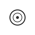 Conical top, seen face-on